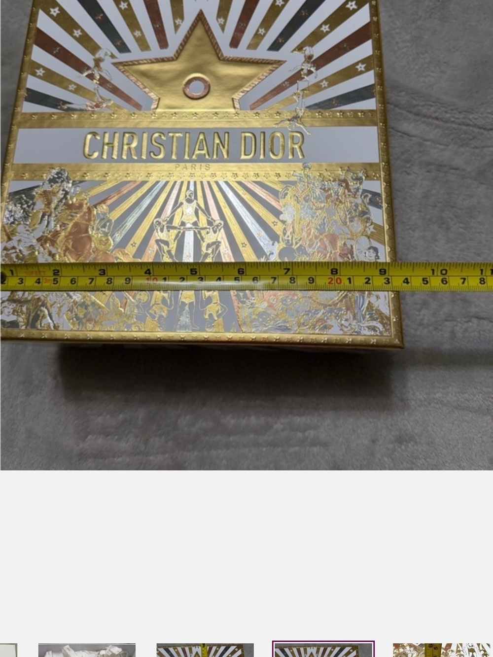 Dior Gold and White Star Gift Box - Picture 3 of 4